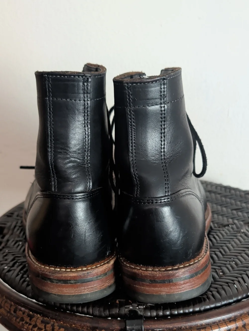 Oak Street Bootmakers Dainite Trench Boot Black Men Size US 10.5 D